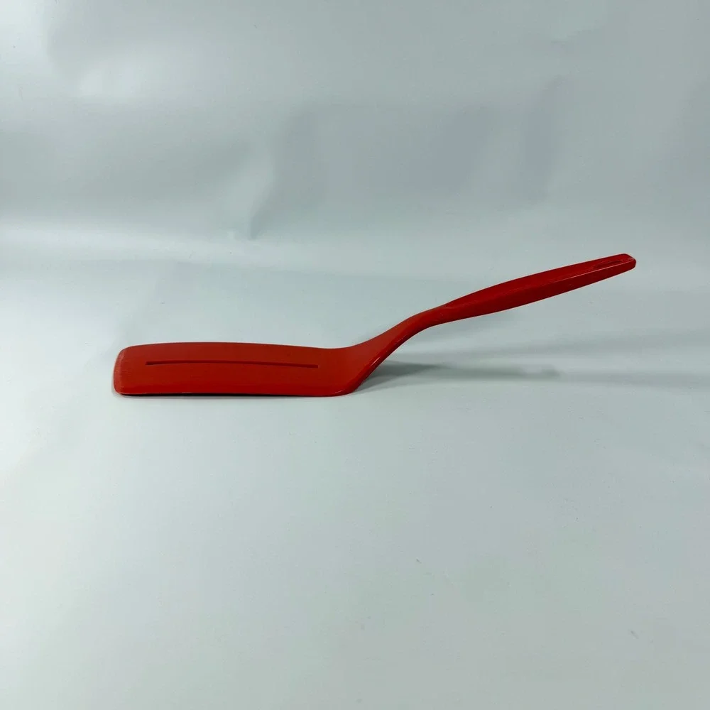 VTG Foley Spatula Turner Red Single Slott Nylon Kitchen Retro MCM Utensil Kitsch